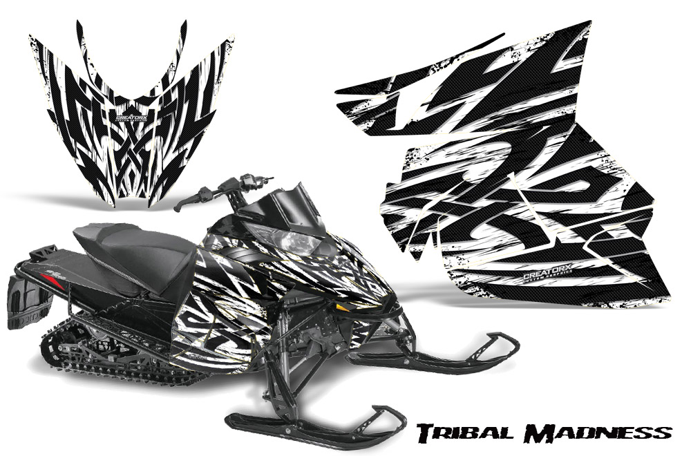 Arctic Cat Pro Climb Cross 2012 Graphics Kit Tribal Madness White